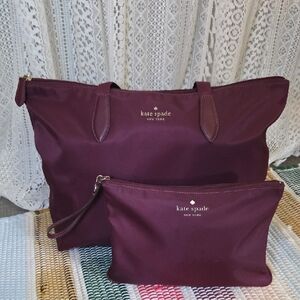Kate Spade Purple Tote Bag